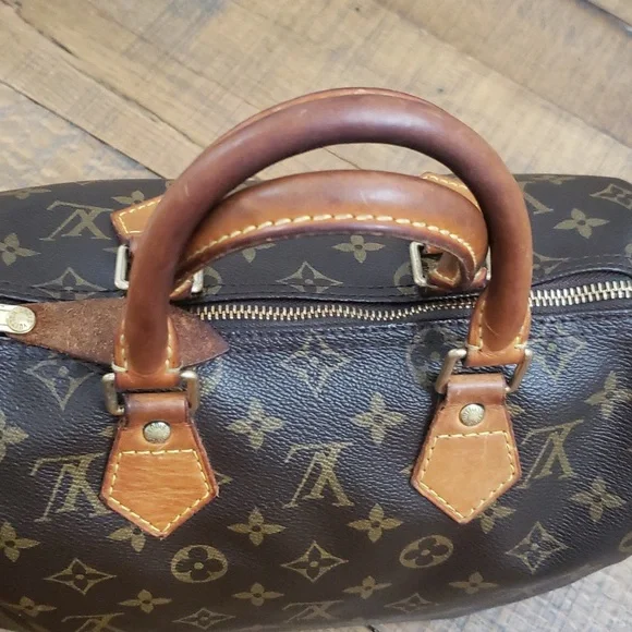 LV Louis Vuitton Monogram speedy 25 - Picture 3 of 9